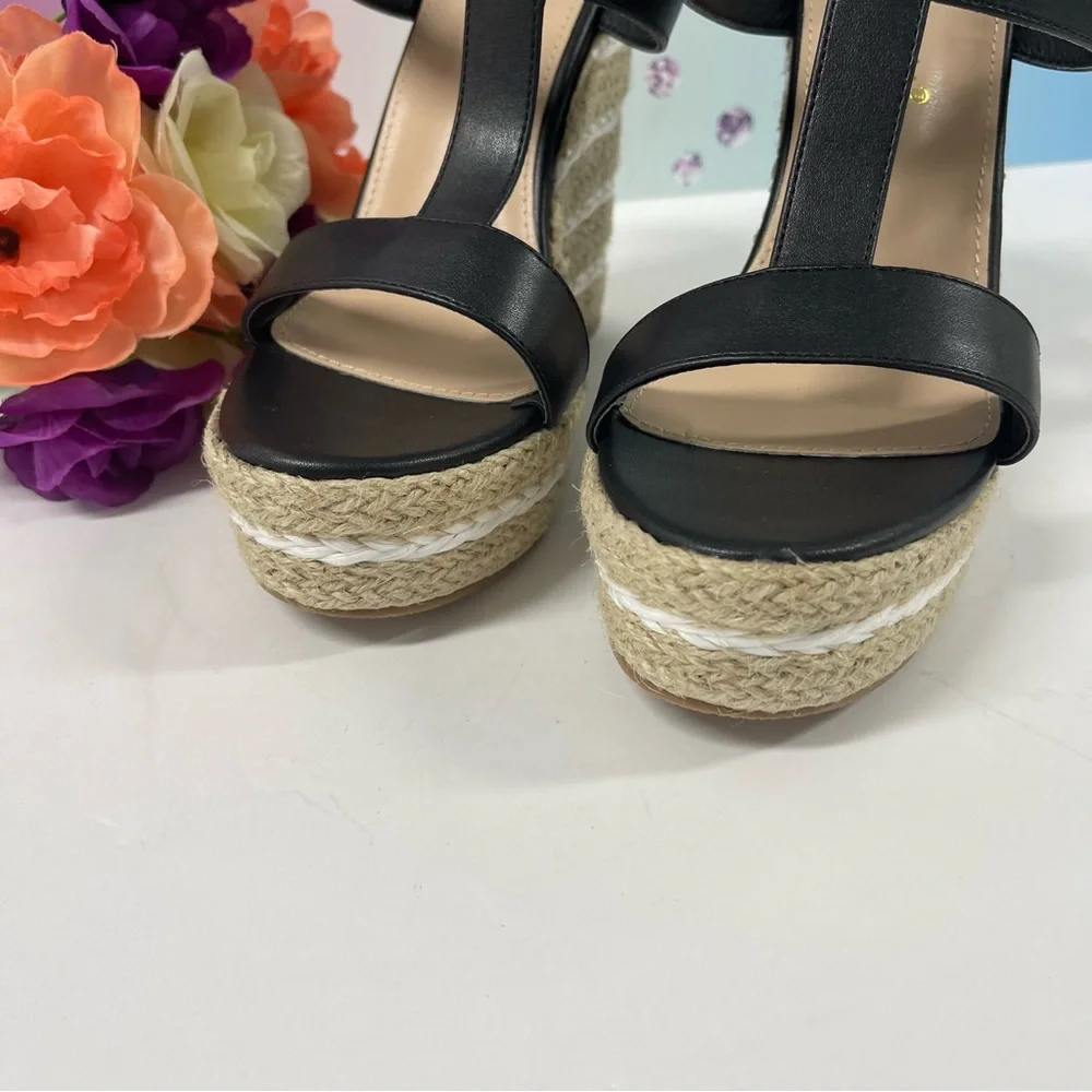 STRAPPY ESPADRILLE WEDGES